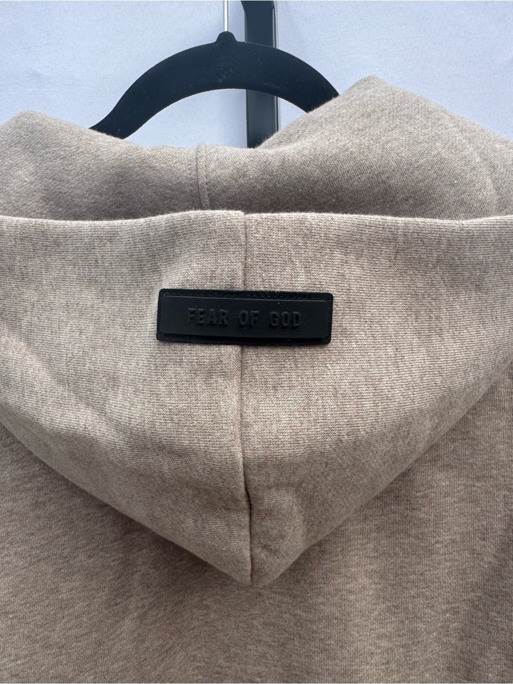 Fear of God ESSENTIALS Taupe Hoodie Pullover Size S - Picture 9 of 16